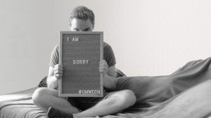 Entschuldigen und Fehler zugeben